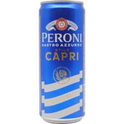 Nastro azzurro capri birra lattina sleek cl.33