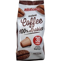 Ristora instant coffe 100% arabica 30 caps