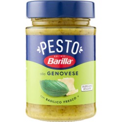 Barilla Pesto alla Genovese con Basilico Fresco Condimento e Sugo per Pasta 190 g