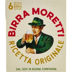 Birra Moretti Ricetta Originale 6 x 66 cl