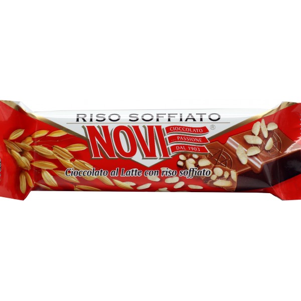 Novi Riso novi barretta latte riso soffiato gr 21