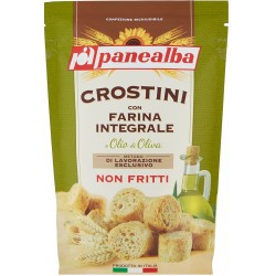 panealba Crostini con Farina Integrale e Olio di Oliva 80 g