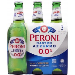 Peroni Nastro Azzurro 0.0% Birra 3 x 33 cl