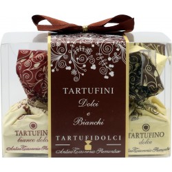 Antica torroneria tartufini dolci e bianchi gr.63