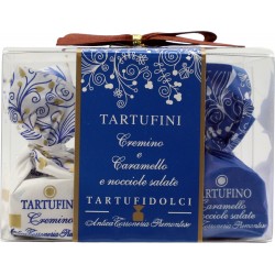 Antica torroneria tartufini cremino e caramello gr.63