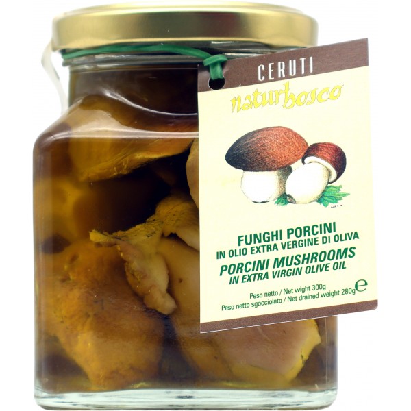 Naturbosco funghi porcini in olio extra vergine di oliva gr.300