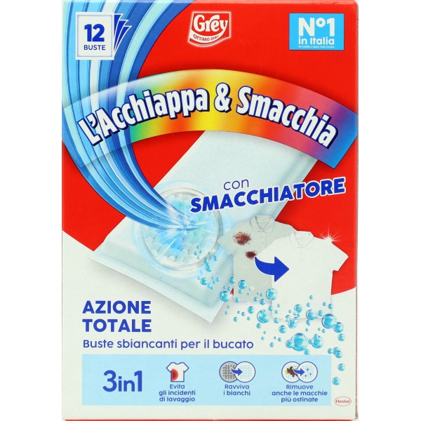 Grey sbianca e smacchia x12 buste