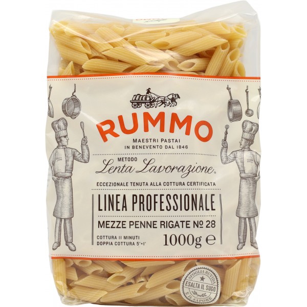 Rummo pasta mezze penne rigate 28 kg.1