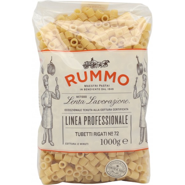 Rummo pasta tubetti rigati 72 kg.1