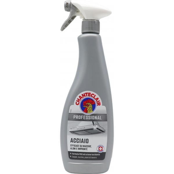 Chanteclair professionale spray acciaio ml.700