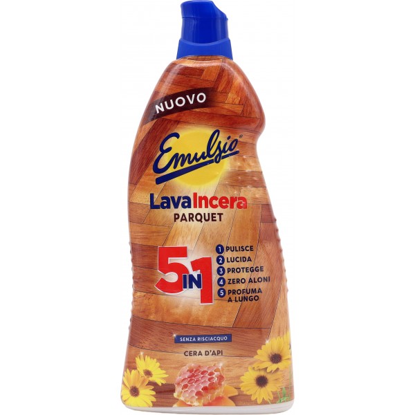 Emulsio LavaIncera Parquet 5in1 Cera d'Api 875 ml