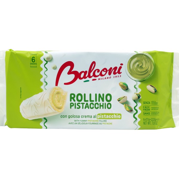 Balconi Rollino Pistacchio 6 x 37 g