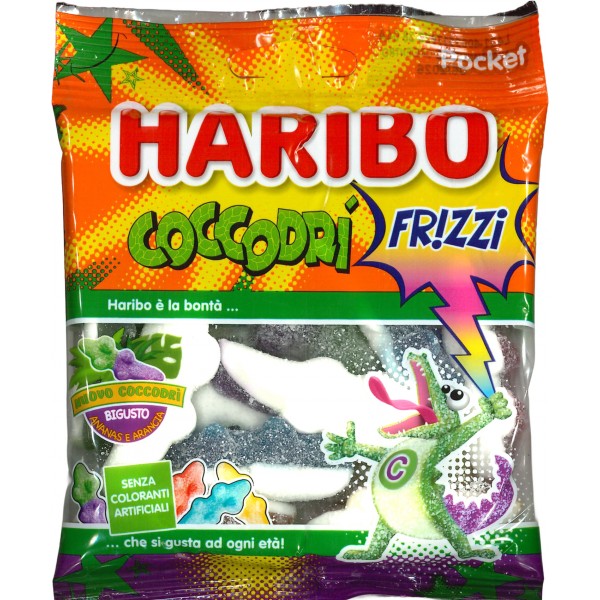 Haribo busta coccodri frizzi gr.80
