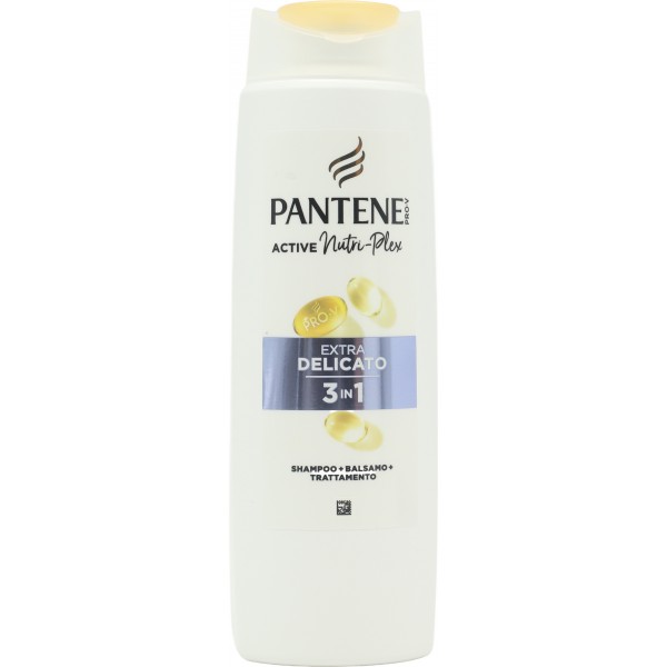 Pantene Pro-V Extra Delicato 3 in 1 Shampoo + Balsamo + Trattamento Active Nutri-Plex 250 ml