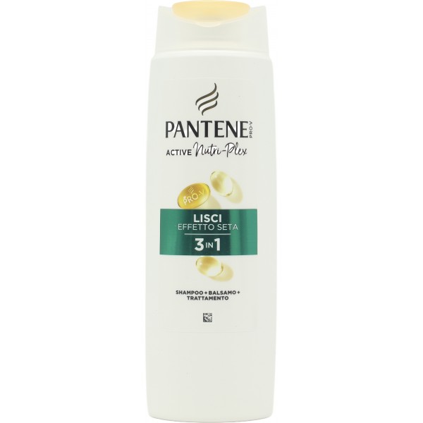 Pantene Pro-V Lisci Effetto Seta 3 in 1 Shampoo + Balsamo + Trattamento Active Nutri-Plex 250 ml