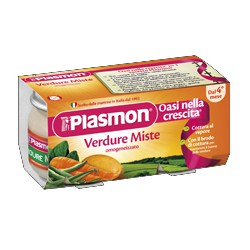 Plasmon omogeneizzato verdure miste - gr.80 x2