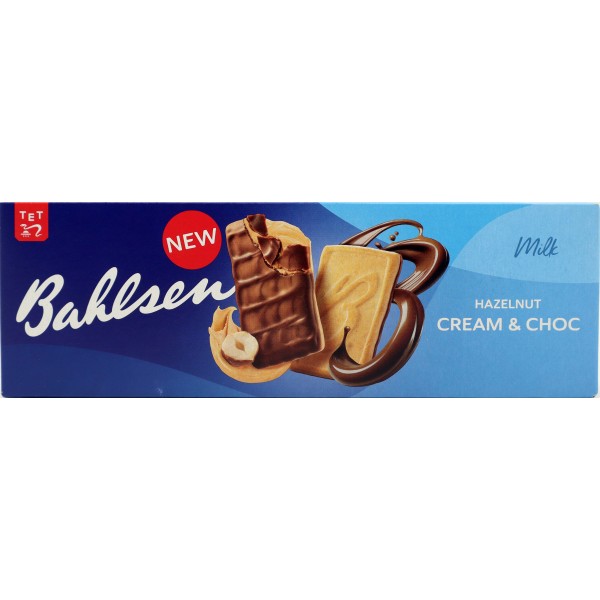 Bahlsen Milk Hazelnut Cream & Choc 100 g