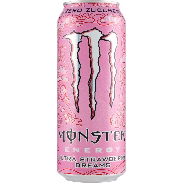 Monster Energy Ultra Strawberry Dreams Can 500 ml Monster Energy Ultra Strawberry Dreams Can 500 ml