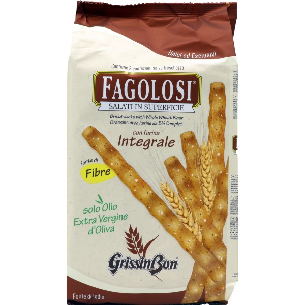 GrissinBon Fagolosi con Farina Integrale 2 x 125 g