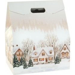 Baulotto cm 33x25x39 christmas village