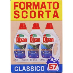 DIXAN Liquido Classico 57 Lavaggi 3 x 855 ml