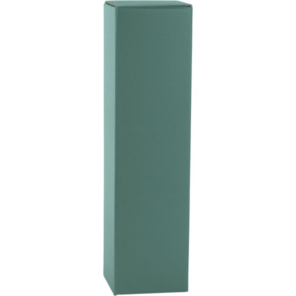 Scatola 1 bottiglia bordolese cm.9x9x34 fibra verde Scatola 1 bottiglia bordolese cm.9x9x34 fibra verde