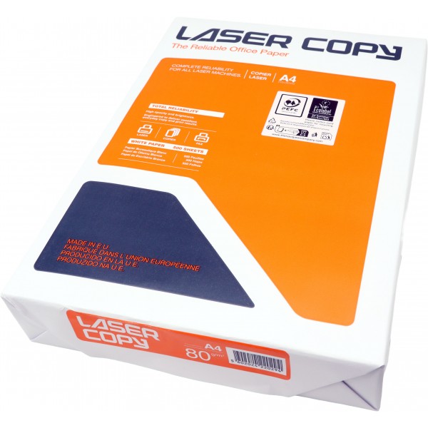Laser copy risma carta a4 80g 500 fogli