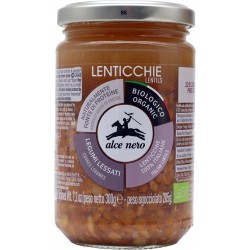 Alce nero bio lenticchie lessate gr.300