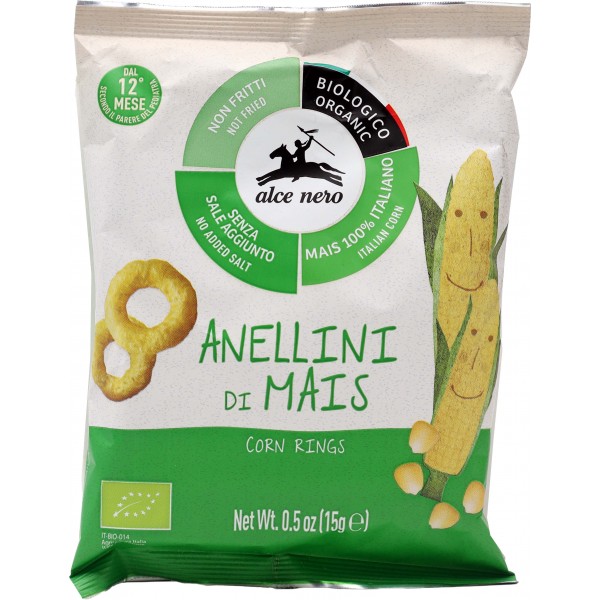 Alce nero bio anellini mais gr15