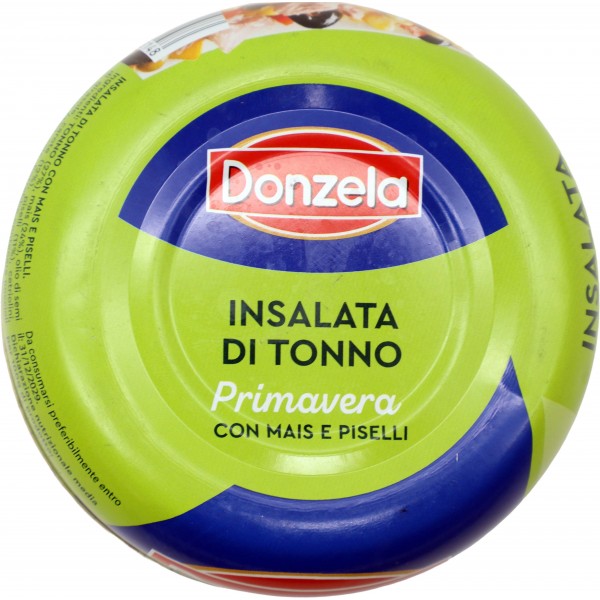 Donzela insalata tonno mais e piselli gr.230