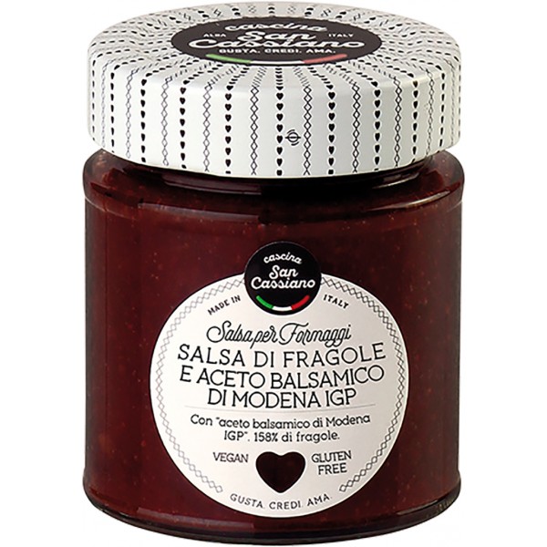 S.cassiano salsa dolce aceto balsamico e fragole ml.170 S.cassiano salsa dolce aceto balsamico e fragole ml.170