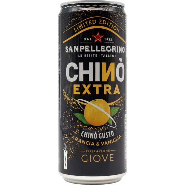 BIBITE SANPELLEGRINO, Bevanda Gassata, Chinò EXTRA, Lattina - 330ml BIBITE SANPELLEGRINO, Bevanda Gassata, Chinò EXTRA, Lattina - 330ml