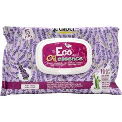 Croci salviette cani e gatti bio lavanda x15