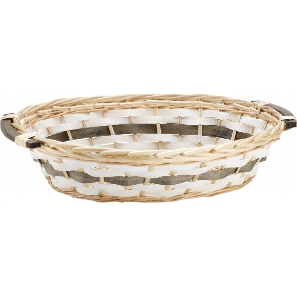 Biacchi cesto ovale cm.49x39x13 h.