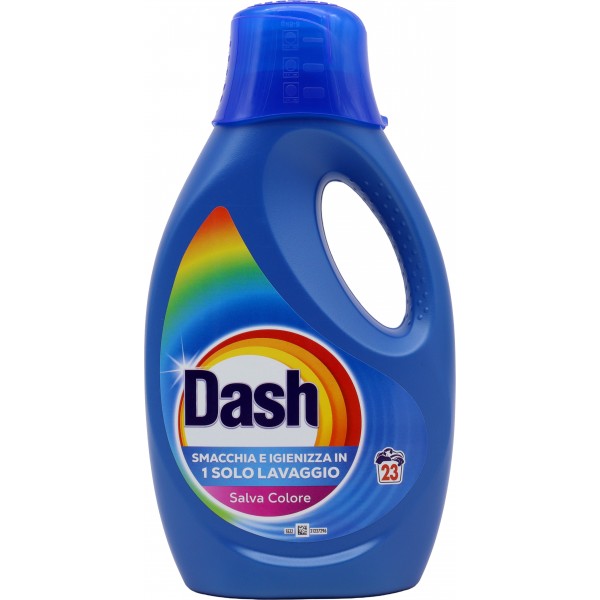 Dash Detersivo Liquido Lavatrice, Salva Colore, 23 Lavaggi 1035 ml