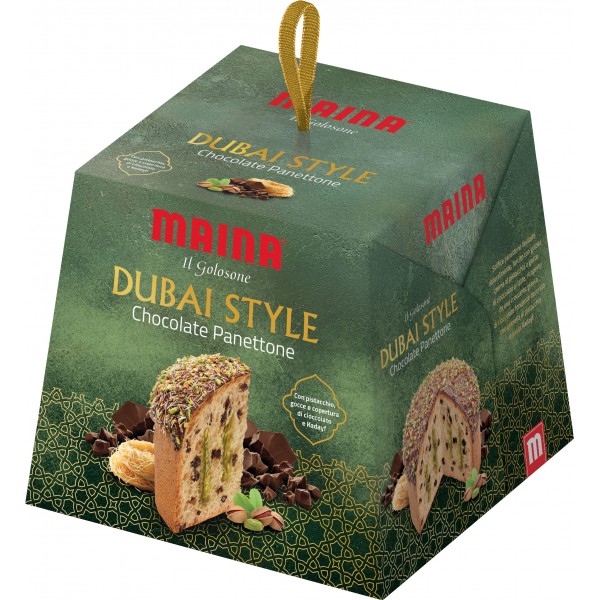 Maina panettone golosone dubai gr.750 Maina panettone golosone dubai gr.750