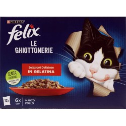 Felix ghiottonerie selezione del. manzo-pollo gr.85x12