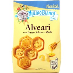 Mulino Bianco Alveari Biscotti con Burro Salato e Miele 300g
