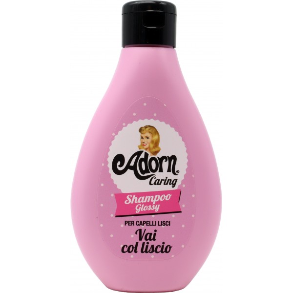 Adorn Caring Shampoo Glossy per Capelli Lisci Vai col liscio 250 ml