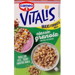 cameo Vitalis classic granola con Uva Sultanina 500 g