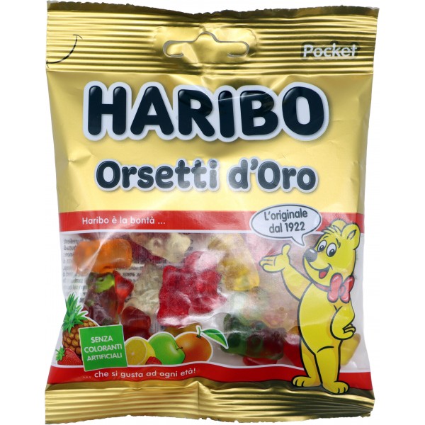 Haribo busta Orsetti d'Oro 80 g Haribo busta Orsetti d'Oro 80 g