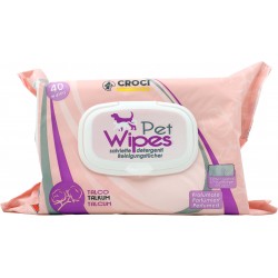 Croci salviette det.pet talco x40