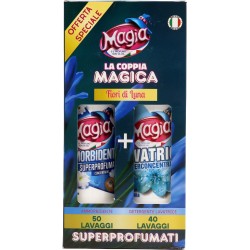 Magia ammorbidente e detersivo lavatrice fior di luna kg.2