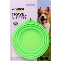 Croci ciotola viaggio per animali ml.500