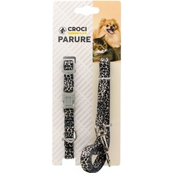 Croci guinzaglio collare parure cani gatti