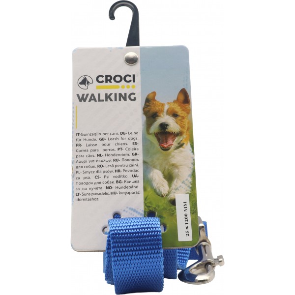 Croci guinzaglio blu 25x1200mm Croci guinzaglio blu 25x1200mm