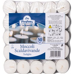 Moccoli Scaldavivande in confezione termoretraibile - 50 pz