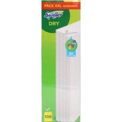 Swiffer Catturapolvere, Giga Pack Da 80 Ricariche, Panni Asciutti Ipoallergenici Per Pavimenti Duri