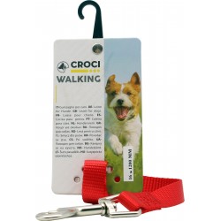 Croci guinzaglio rosso 16x1200mm