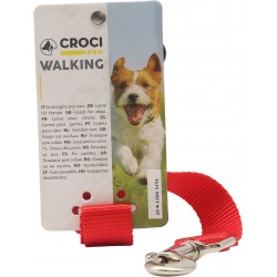 Croci guinzaglio rosso 25x1200